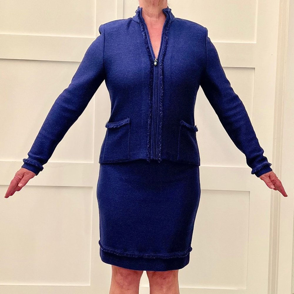 St. John Evening – Purple Suit – 2 piece